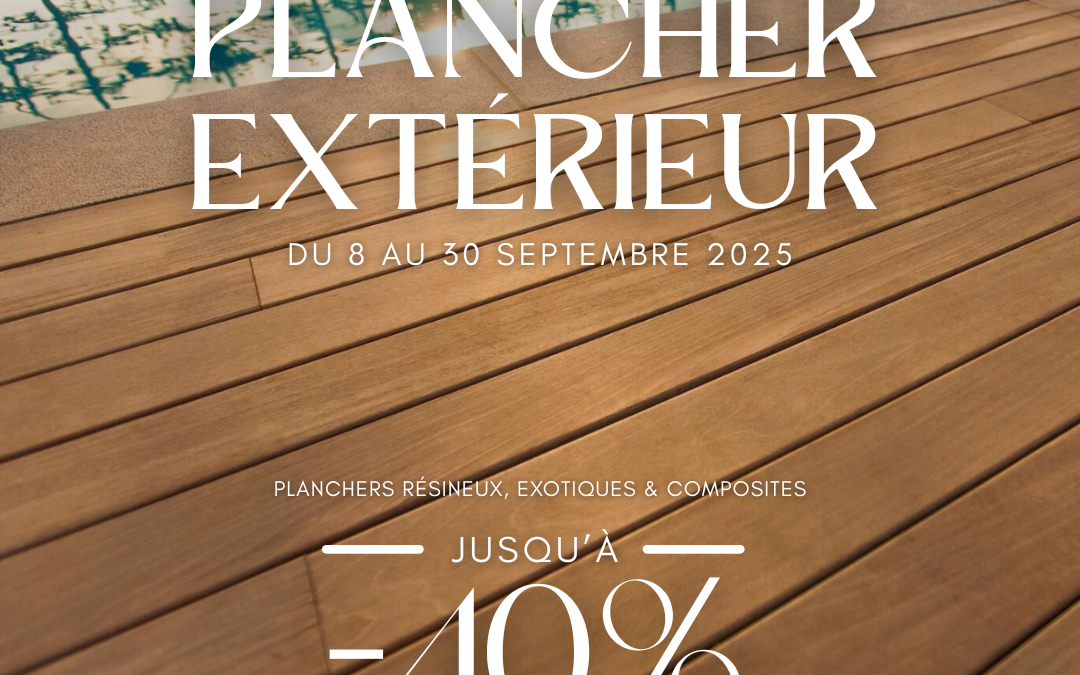 Promotion terrasse : comment bien choisir son plancher extérieur ?