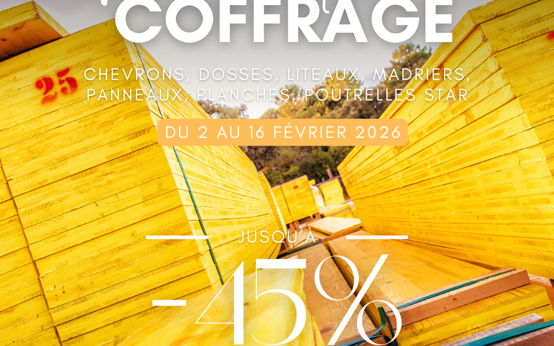 Prix imbattables sur le coffrage chez Delta Bois !